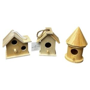 Bird Houses by Park Lane. Good quality wood, ready to paint. NEW